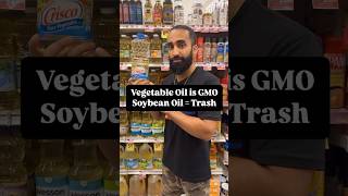 Vegetable Oil is GMO Soybean Oil  Trash cookingoil cookingtips cookingshorts [upl. by Dirraj846]