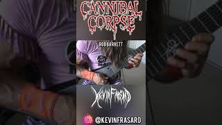 Cannibal Corpse  Devoured By Vermin Solos Cover shorts [upl. by Evangeline]