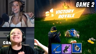 Jynxzi SUPER EXCITED after BACKTOBACK wins with KassieSmh OG Fortnite [upl. by Jewelle595]