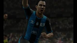 Highlight Atalanta vs Atletico Madrid PES 2013 [upl. by Elinet]