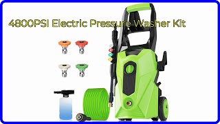 REVIEW 2024 4800PSI Electric Pressure Washer Kit ESSENTIAL details [upl. by Allebara]