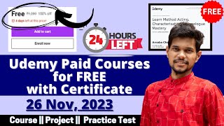 How to get Udemy Courses for FREE in 2023  Udemy Coupon Code 2023  Latest Udemy Coupons [upl. by Itnava]