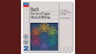 JS Bach Musical Offering BWV 1079  Ed Marriner Canones diversi Canon 4 a 2 per [upl. by Yenetruoc]