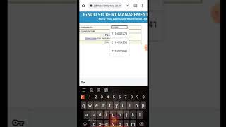 ignou admission status  how to check ignou admission status  ignouresult ignou ignouassignment [upl. by Aihseit]