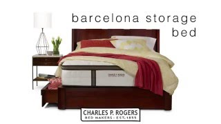 Barcelona Storage Bed from Charles P Rogers Beds [upl. by Lach]