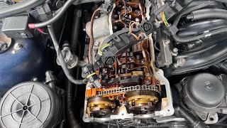 BMW E46 N42 Valve Cover Gasket Replacement [upl. by Mount]