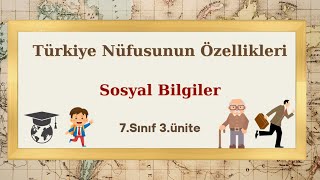 18 7Sınıf Sosyal Bilgiler 3Ünite Türkiyenin Nüfusunun Özellikleri [upl. by Leahcim198]