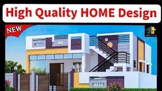 High Quality HOME Design  BEST House Front Design Ideas [upl. by Elinnet]