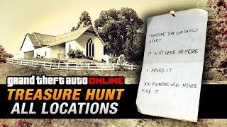 GTA Online Treasure Hunt  All 20 Locations DoubleAction Revolver [upl. by Nylarad803]