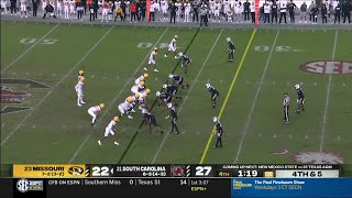 Missouri vs South Carolina Exciting Ending  2024 College Football [upl. by Yentruocal]