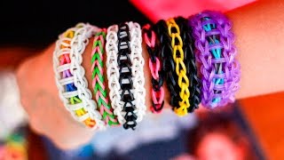 REVIEW Making A Simple Rubber Band Bracelet With The Wonder Loom [upl. by Yllet]