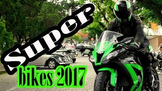 MOTOS DEPORTIVAS CIRCULANDO EN PLENA CALLE 2017 [upl. by Brandt879]