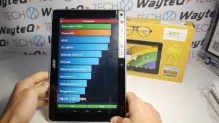 Acer Iconia A3A10 tablet AnTuTu benchmark video  Tech2hu [upl. by Ghassan]