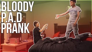 BL00DY PAD PRANK ON BOYFRIEND [upl. by Noxaj]