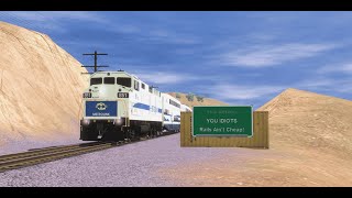 Trainz 22 SCAX F59PH 851 Testing [upl. by Melina]