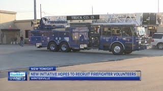 Winterville Fire Dept part of new initiative to help volunteer firefighter shortage [upl. by Aliel]