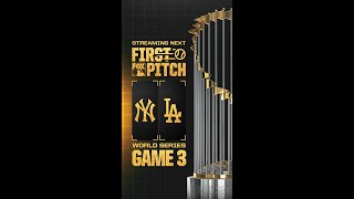 World Series Dodgers at Yankees FirstPitch  FOX SPORTS [upl. by Elwin]