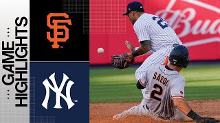 Giants vs Yankees Game Highlights 4123  MLB Highlights [upl. by Canfield632]