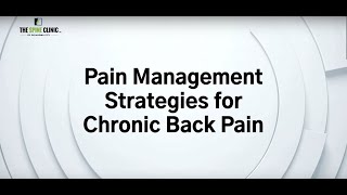 Pain Management Strategies for Chronic Back Pain [upl. by Katzen]