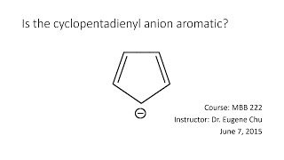 Cyclopentadienyl anion [upl. by Krucik133]