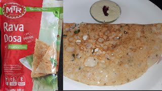 MTR Rava Dosa mix  instant Rava dosa mix recipeReview on MTR Rava Dosa mixready to cook recipes [upl. by Nyroc]