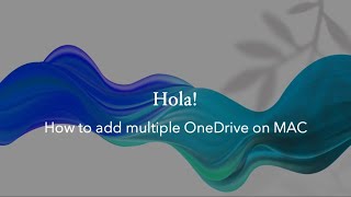 How to add multiple OneDrive in MAC [upl. by Clabo]