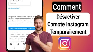 Comment Desactiver Un Compte Instagram Sur Iphone FACILE [upl. by Wyatt]