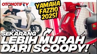 YAMAHA FAZZIO 2025 KINI LEBIH MURAH DARI HONDA SCOOPY l Otomotif TV [upl. by Ydnirb]