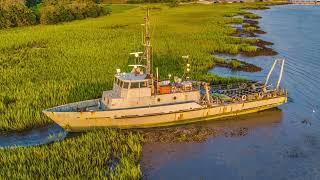 Derelict Vessels Abandoned in Bohicket Creek Marsh [upl. by Anor]