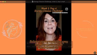 Energy Cleanse Challenge Week 2 Day 4 [upl. by Nolra]