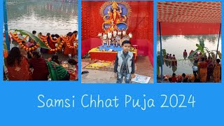 Samsi Chhat Puja 2024 chhathpuja bihar up festival [upl. by Akirahc20]