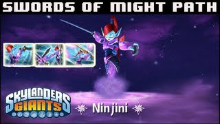 Skylanders Giants Ninjini  Swords of Might Path HD [upl. by Lowell565]