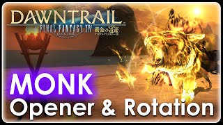 FFXIV  Monk 70 BOOTDK ROTATION DIED IN PATCH 701 [upl. by Iggam519]