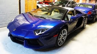 2013 Lamborghini Aventador Roadster  Roof removal amp storage [upl. by Gnot210]