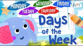 Days of the Week Song Kids Songs with Lyrics  Kids Academy [upl. by Schroer]