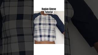 Raglan sleeve tutorial patternmaking fashion raglansleeve [upl. by Erskine723]