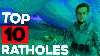 Top 10 OP Rathole Base Spots On ARK Aberration ASA [upl. by Rutherford]