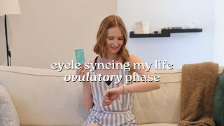 cycle syncing in my ovulatory phase  fertility awareness method when are we having kids [upl. by Hannah]