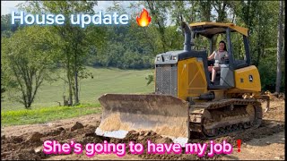 First Time Dozer OperatorUpdate On House Progress [upl. by Zeba]