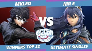 GOML 2019 SSBU  FOX  MkLeo Joker Vs Demise  Mr E Lucina Smash Ultimate Tournament W Top 32 [upl. by Maribeth]