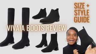 VIVAIA BOOTS REVIEW FOR WINTERFALL 3 PAIRS HOW TO STYLE amp SIZE GUIDE SUSTAINABLE [upl. by Eisyak472]