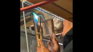 HVAC Brazing OxyAcetylene torch [upl. by Finer]