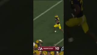 Will Johnson pick 6 seals the game michiganfootball ncaafootball [upl. by Ragnar]