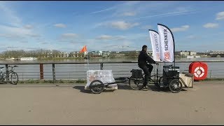 LastenradLogistik mit Cargo Bikes von DB Schenker [upl. by Nelyag]