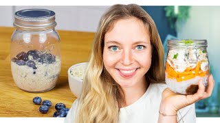 Meal Prep 3 einfache und schnelle Rezepte für den ganzen Tag [upl. by Kannav507]