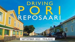 Pori Driving Reposaari Island September 2023 Finland 4K slowtv [upl. by Mathias]