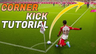 eFootball 2024 Corner Kick Tutorial  4 Easy amp Effective Way To Score From Corner Kicks [upl. by Bainbridge]