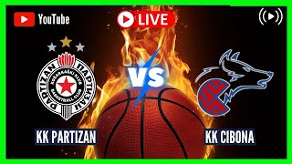 PARTIZAN vs CIBONA LIVE ABA LEAGUE 20232024 ROUND 3 SCOREBOARD [upl. by Bijan]