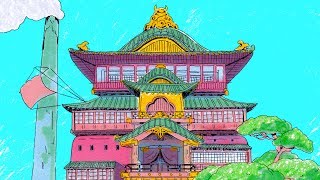 Spirited Away bathhouse  Speedpaint [upl. by Ysus749]