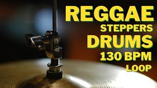 REGGAE DRUM 130 bpm STEPPERS LOOP [upl. by Akinek]